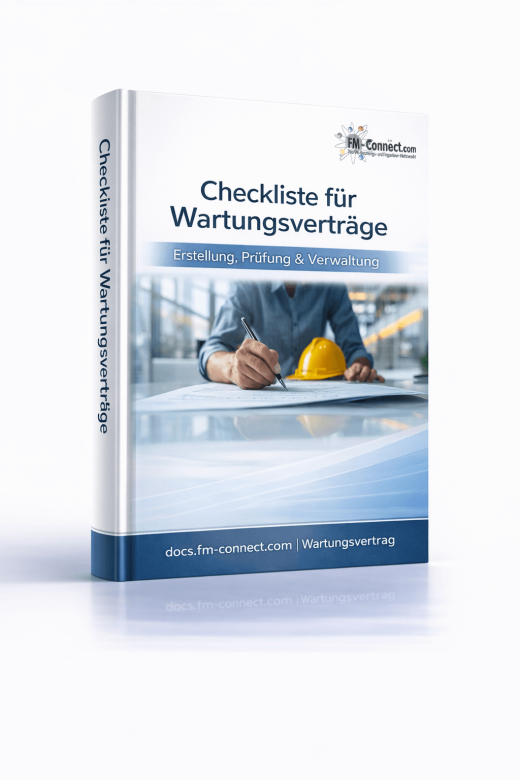 Checkliste für Wartungsverträge im Facility Management Cover 